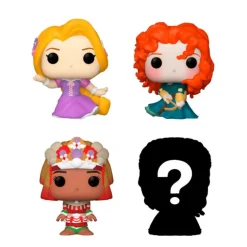 Funko Bitty Pop! Disney Princess 4 Figuras De Vinilo Serie 4 Varios Modelos