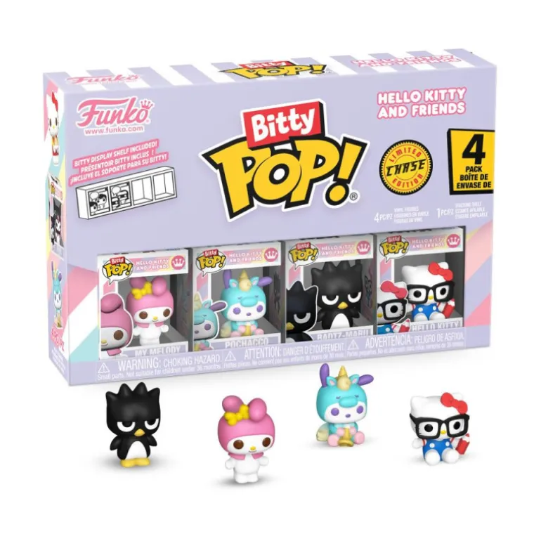 Funko Bitty Pop! Hello Kitty and Friends Pack 4 Figuras de Vinilo Varios Modelos
