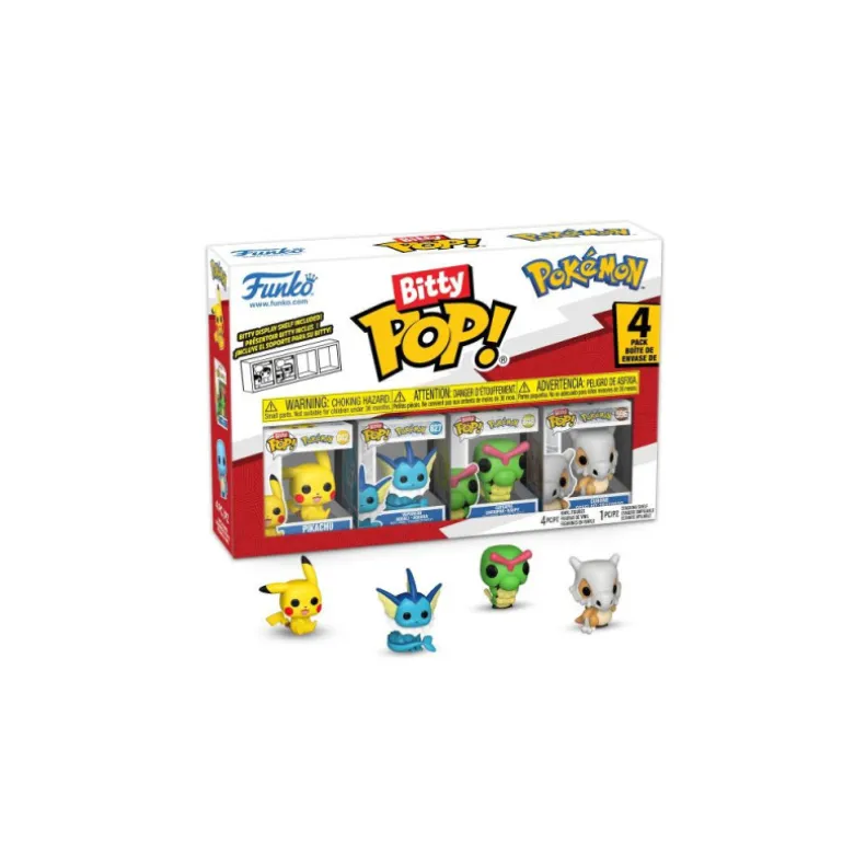 Funko Bitty Pop! Pokémon Pikachu Pack 4 Figuras de Vinilo Varios Modelos