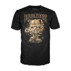 Funko Pop! & Tee Movies Harry Potter Pack Figura de Vinilo Dumbledore y Camiseta Talla XL