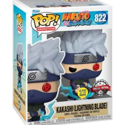 Funko Pop! & Tee Naruto Shippuden Pack Figura Kakashi Edición Especial Brilla en la Oscuridad con Camiseta Talla S