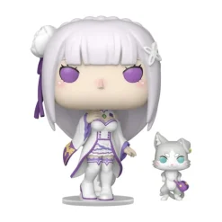 Funko Pop! Animation Re: Zero Figura de Vinilo Emilia con Puck