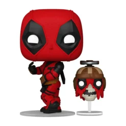 Funko Pop! Deadpool Wolverine Figura de Vinilo Deadpool con Cabeza Voladora