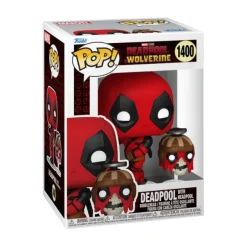 Funko Pop! Deadpool Wolverine Figura de Vinilo Deadpool con Cabeza Voladora