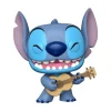 Funko Pop! Disney Lilo & Stitch Figura de Vinilo Stitch con Ukelele 25 cm Edición Especial