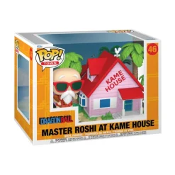 Funko Pop! Town Dragon Ball Figura de Vinilo Master Roshi at Kame House
