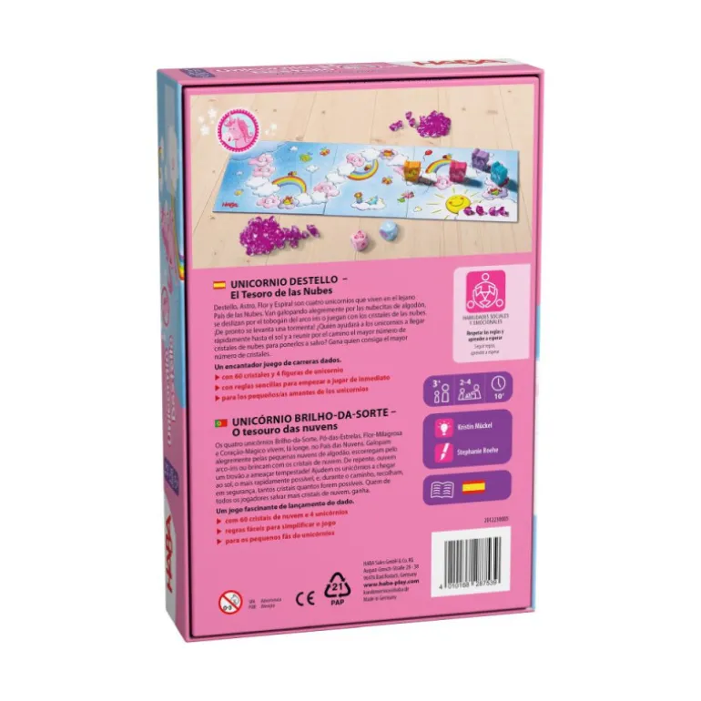 Haba Unicornio Destello El Tesoro de las Nubes