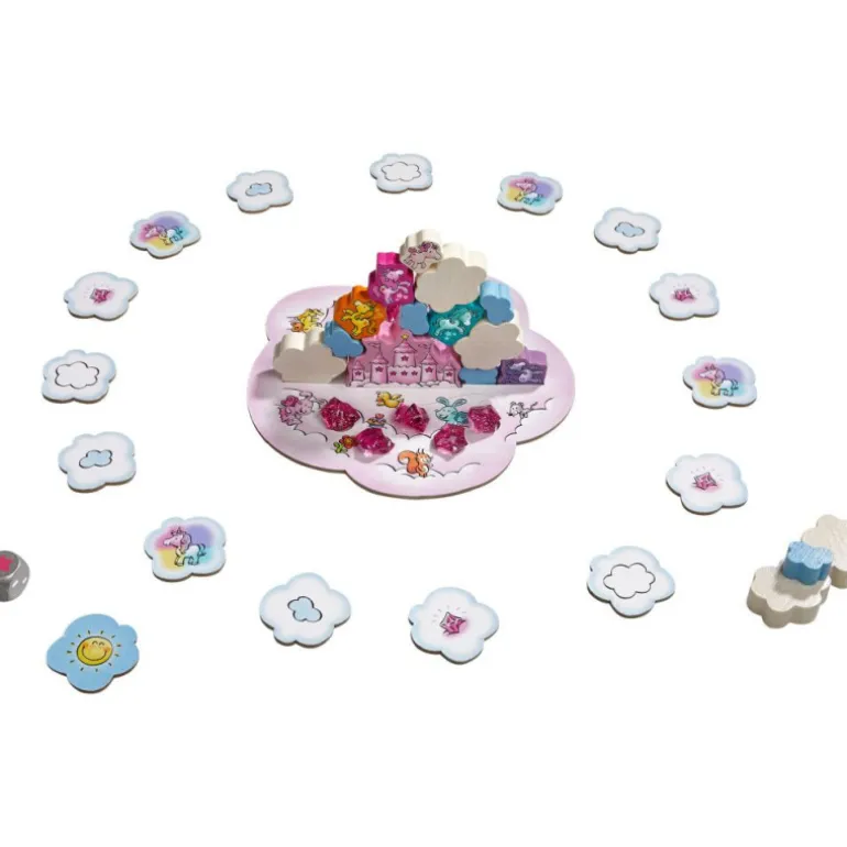 Haba Unicornio Destello Torre de Nubes Juego de Mesa