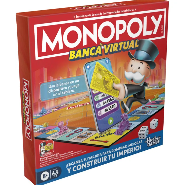 Hasbro Gaming Monopoly Banca Virtual Juego de Mesa