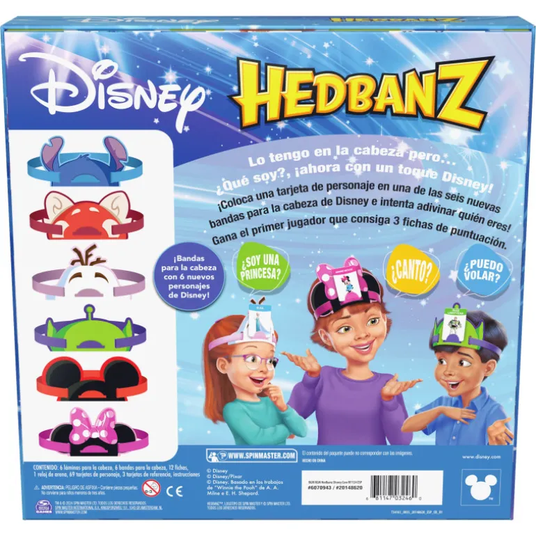 Hedbanz Disney Juego de Mesa