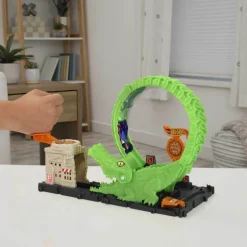 Hot Wheels City Ataque Del Cocodrilo