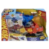 Hot Wheels City Dragón Transportador con Ataque Doble Definitivo con 2 Coches
