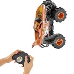 Hot Wheels Monster Trucks Coche Teledirigido, HW Tiger Shark RC
