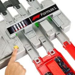 Hot Wheels Racing Conjunto Circuito de Gran Premio de Formula 1 con 3 Coches