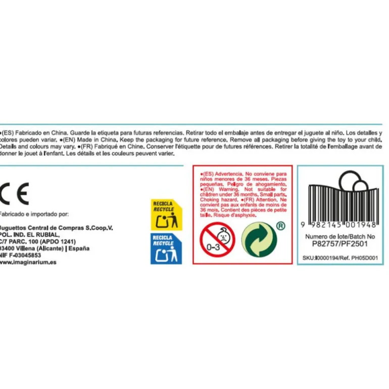 Imaginarium Natural Cubos Aprendizaje