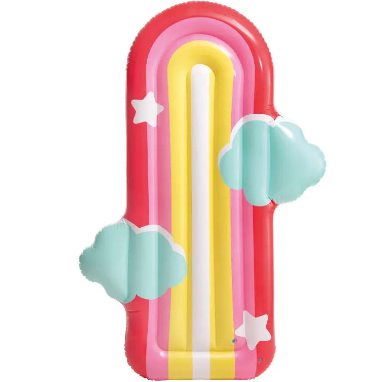 INTEX Colchoneta Hinchable Nube Arcoiris