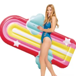 INTEX Colchoneta Hinchable Nube Arcoiris