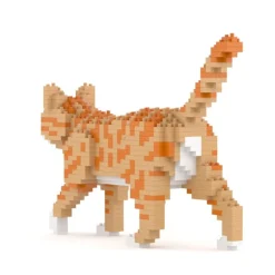 Jecka Orange Tabby Cat Mini 01 S Kit de Bloques de Construcción