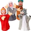 Juguettos 4 Marionetas Caperucita Roja