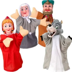 Juguettos 4 Marionetas Caperucita Roja