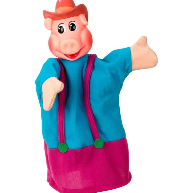 Juguettos 4 Marionetas Los Tres Cerditos