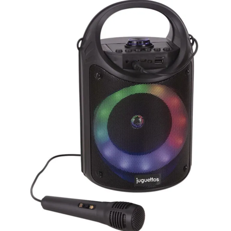 Juguettos Altavoz Luminoso con Micrófono