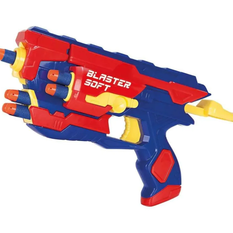 Juguettos Blaster Soft Pistola Level MS-10 Dardos