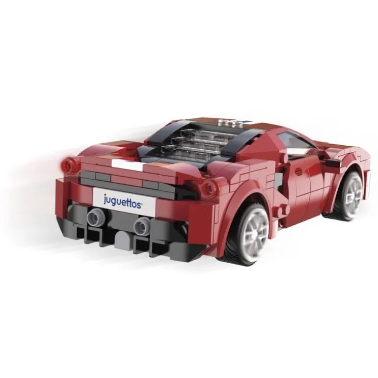 Juguettos Construye Tu Coche De Carreras Radio Control Rojo