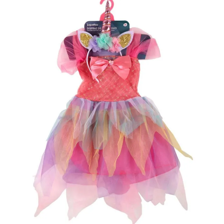 Juguettos Disfraz Unicornio Con Diadema