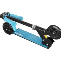 Juguettos Patinete de Aluminio Negro y Azul