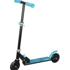 Juguettos Patinete de Aluminio Negro y Azul