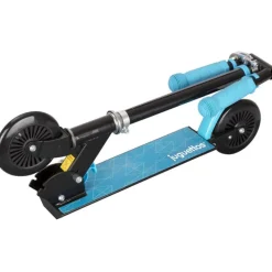 Juguettos Patinete de Aluminio Negro y Azul