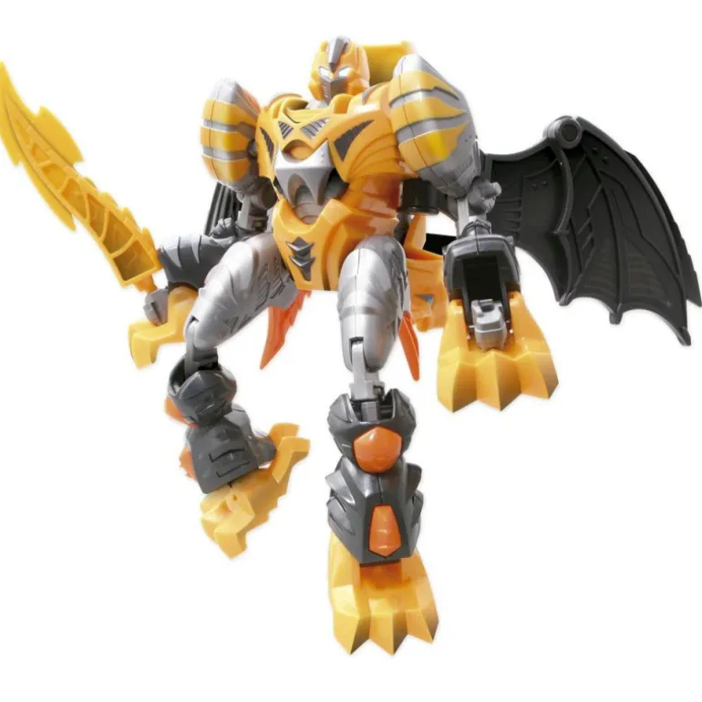 Juguettos Robot Transformable Goldy Dragon