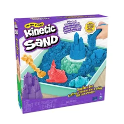 Kinetic Sand Set Con Arenero Varios Colores