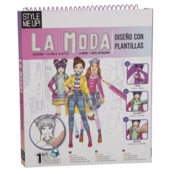Kit Para Colorear Fashion Stencil & Style