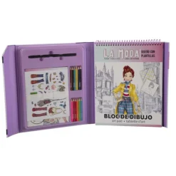 Kit Para Colorear Fashion Stencil & Style