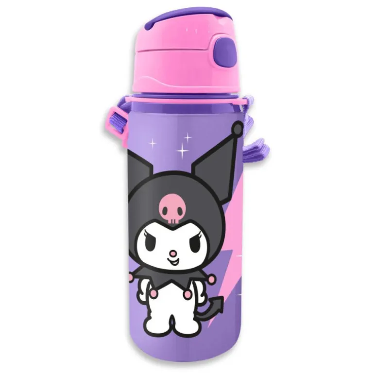 Kuromi Cantimplora de Aluminio con Asa 600 ml