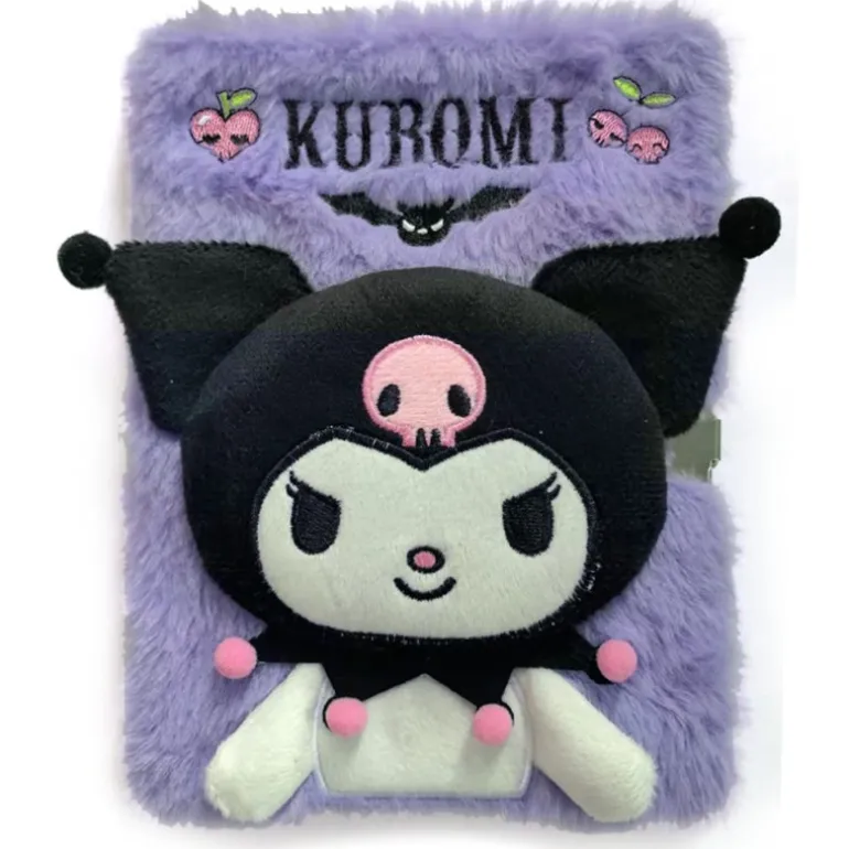 Kuromi Libreta de Peluche Plush Hello