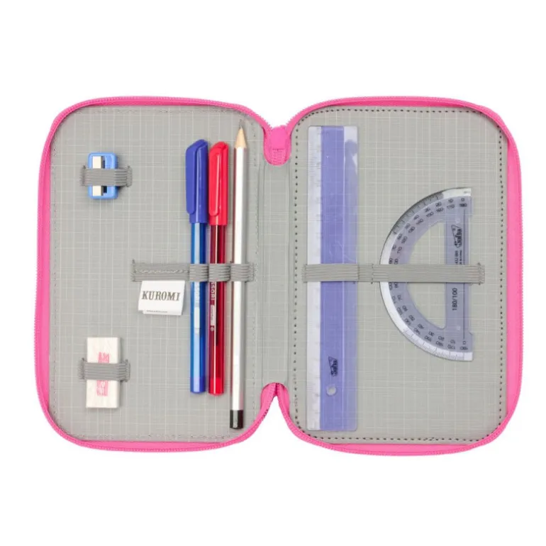 Kuromi Plumier Triple 37 Piezas