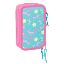 La Casa de Muñecas de Gabby Confetti Plumier Triple 37 Piezas