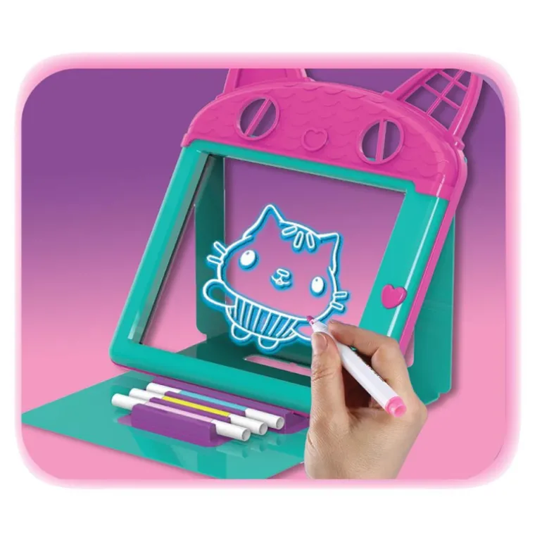 La Casa de Muñecas De Gabby Pizarra Mágica Premium con Luz