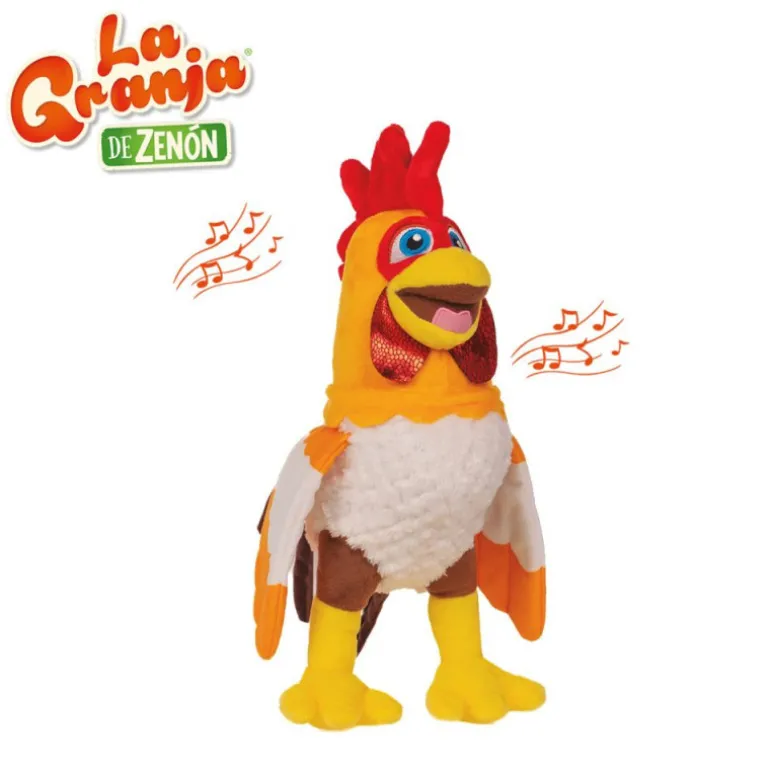 La Granja de Zenón Musical Peluche Bartolito Gallo