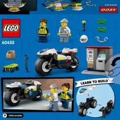 LEGO City Police Persecución en Moto de Policía - 60455