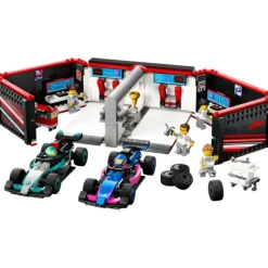 LEGO City Project Alicia 2025 Garaje de F1 con Coches Mercedes-AMG y Alpine - 60444