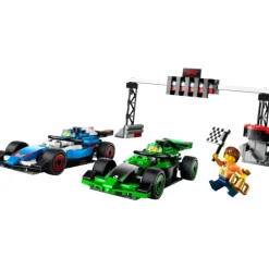 LEGO City Project Alicia 2025 Parrilla de F1 con Coches de Carreras VCARB y Sauber - 60474