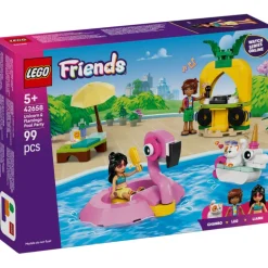 LEGO Friends Fiesta en la Piscina con Flamenco y Unicornio - 42658