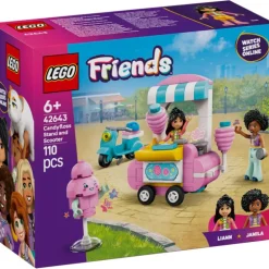 LEGO Friends Puesto de Algodón de Azúcar y Moto - 42643