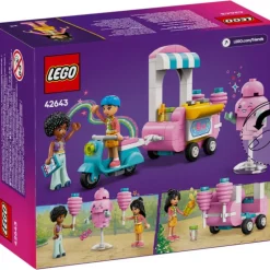 LEGO Friends Puesto de Algodón de Azúcar y Moto - 42643