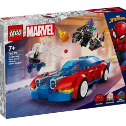 LEGO Súper Héroes Marvel Coche de Spider-Man y Duende Verde Venomizado - 76279