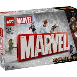 LEGO Súper Héroes Marvel Logotipo MARVEL y Minifiguras - 76313
